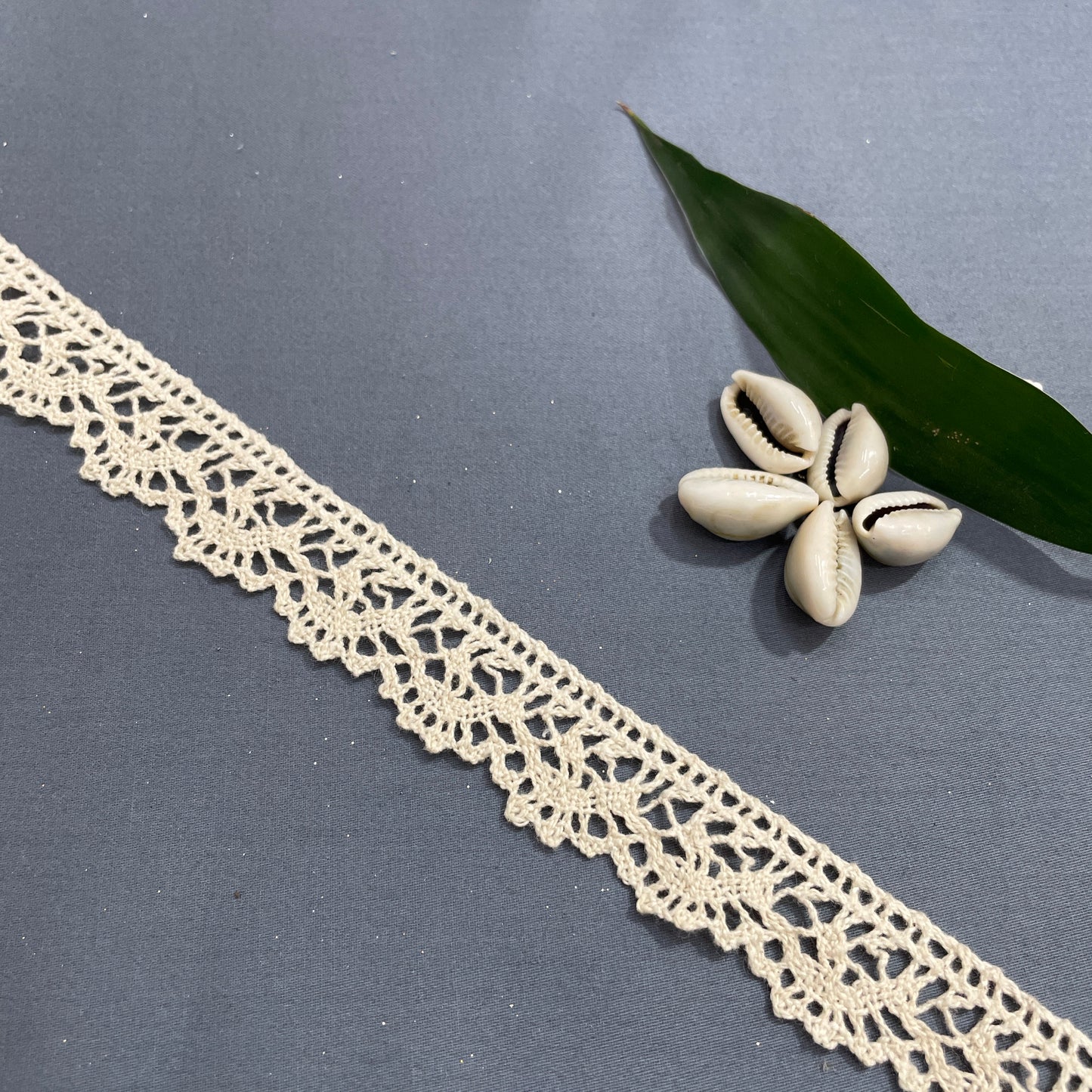 Off Cream Dyeable Cotton Lace - TradeUNO