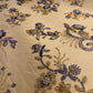 Premium Cream Floral Heavy Pearl Sequins CutDana Embroidery Net Fabric