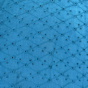 Exclusive Cotton Schiffli Dark Green Floral Embroidery Fabric