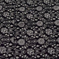 Premium Purple Floral Zari Sequence Embroidery Velvet Fabric