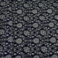 Premium Blue Floral Zari Sequence Embroidery Velvet Fabric