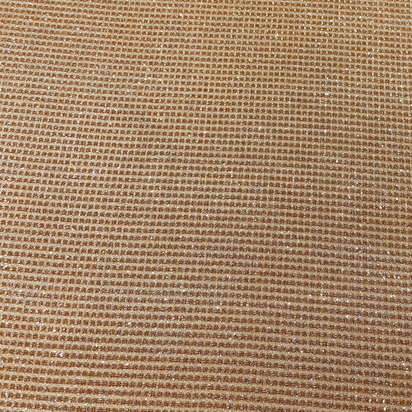 Salmon Pink Stripe Shimmer Knitted Lycra Fabric