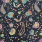 Classic Dark Brown Multicolor Floral Sequence Embroidery Dola Silk Fabric