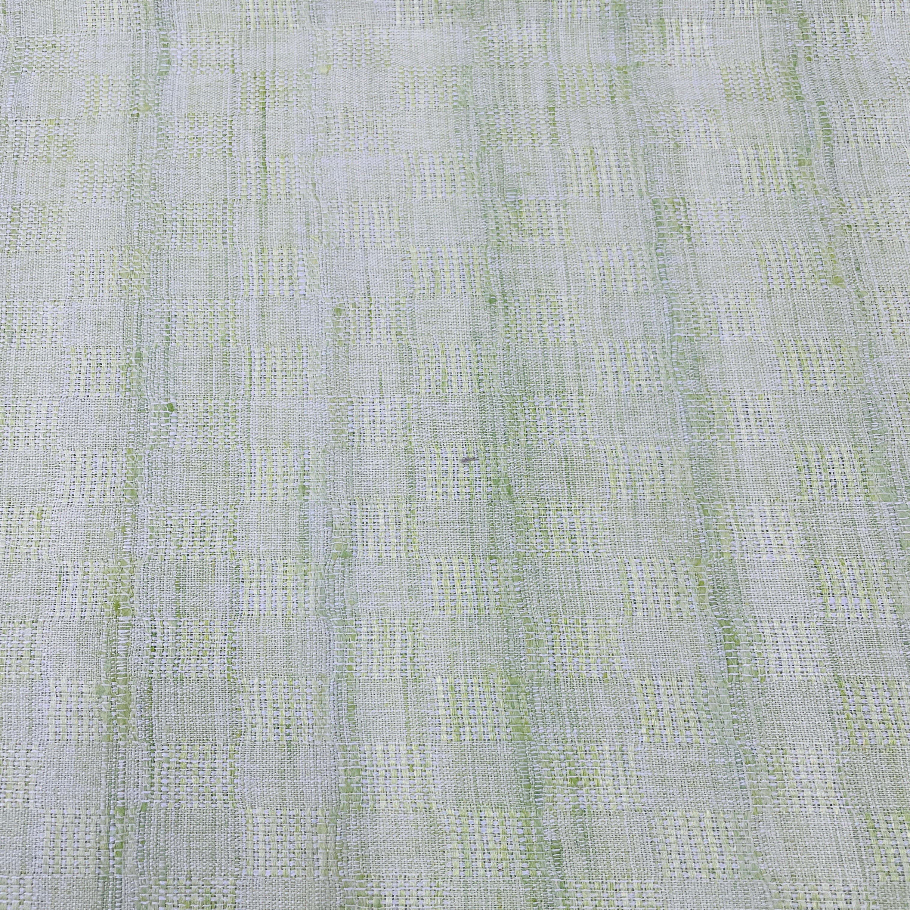 Green Weaving Cotton  Fabric