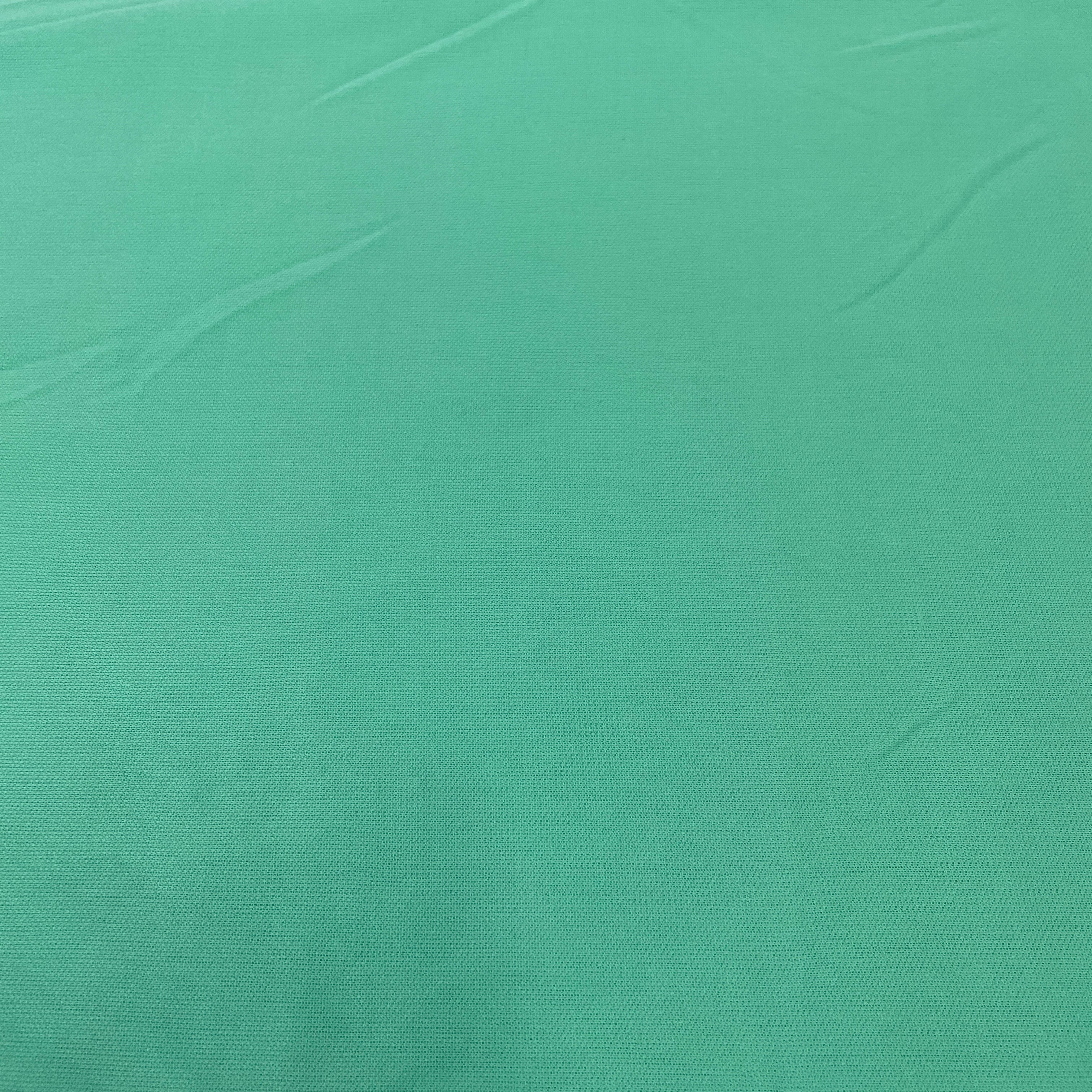Mint Green Solid Lycra Dyed Fabric