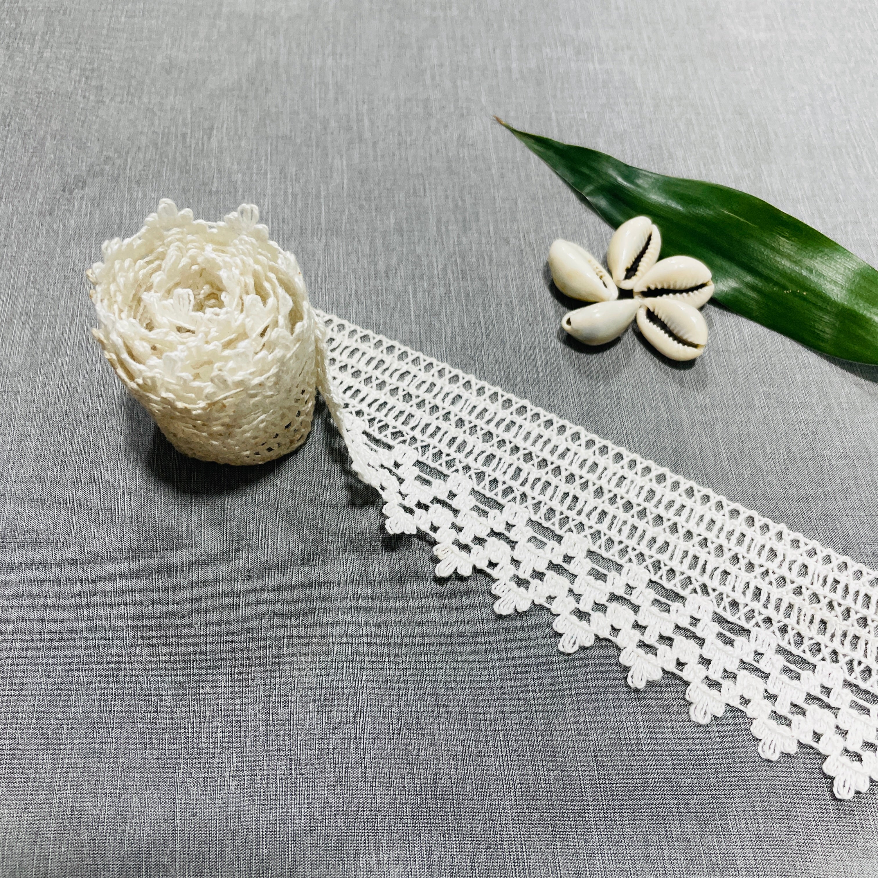 Off White Cotton Lace - TradeUNO