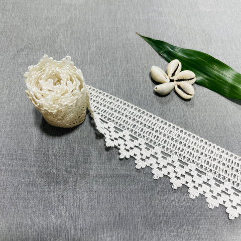 Off White Cotton Lace - TradeUNO