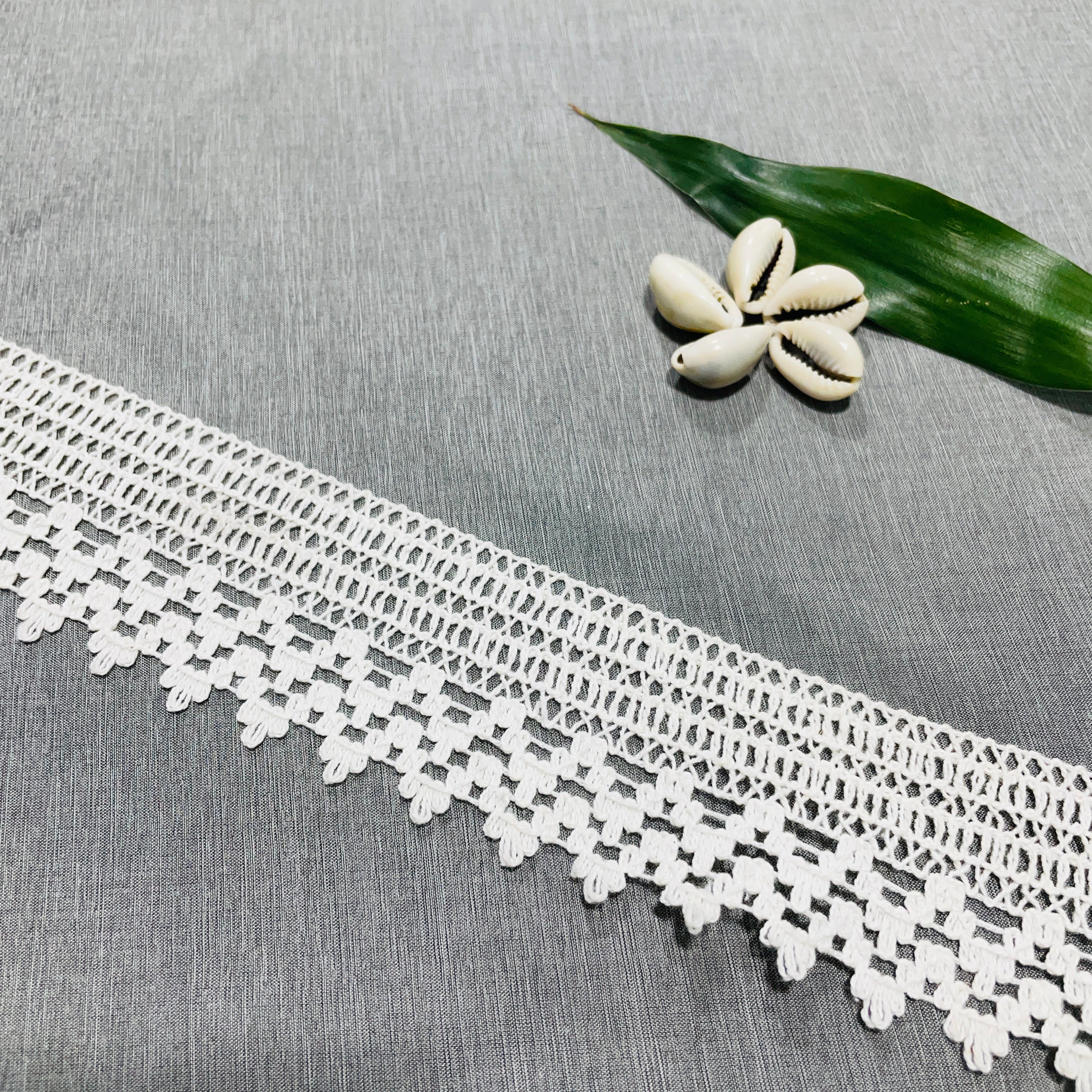 Off White Cotton Lace - TradeUNO