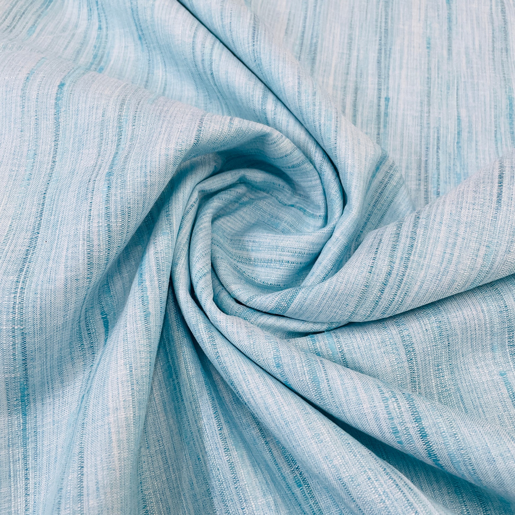 Buy Sky Blue Solid Khadi Linen Fabric Online – TradeUNO Fabrics