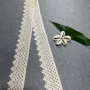 Off Cream Dyeable Cotton Lace PC-9224 - TradeUNO