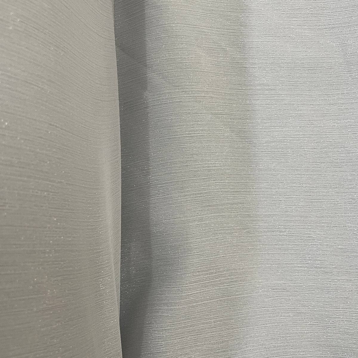 Exclusive Grey Solid Shimmer Chiffon Fabric