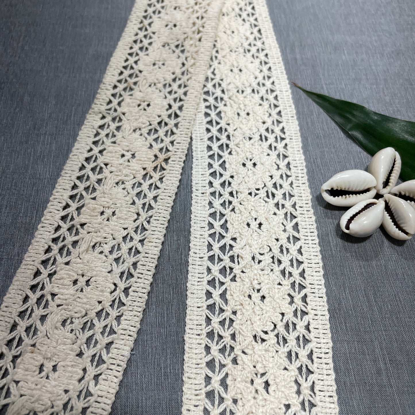 Off Cream Dyeable Cotton Lace - TradeUNO