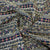 Classic Teal Bluen Zari Sequence Embroidery Georgette Fabric