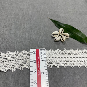 Off White Cotton Lace PC-9195 - TradeUNO