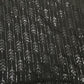 Classic Black Floral Sequence Embroidery Georgette Fabric