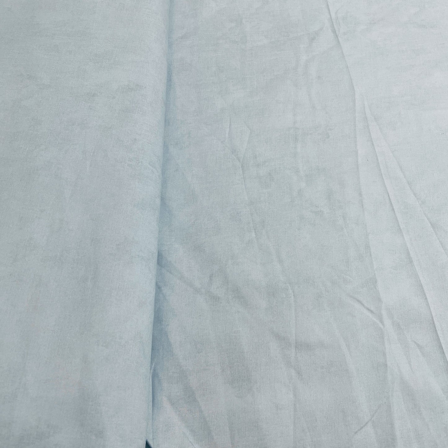 Sky Blue Solid Cotton Satin Fabric