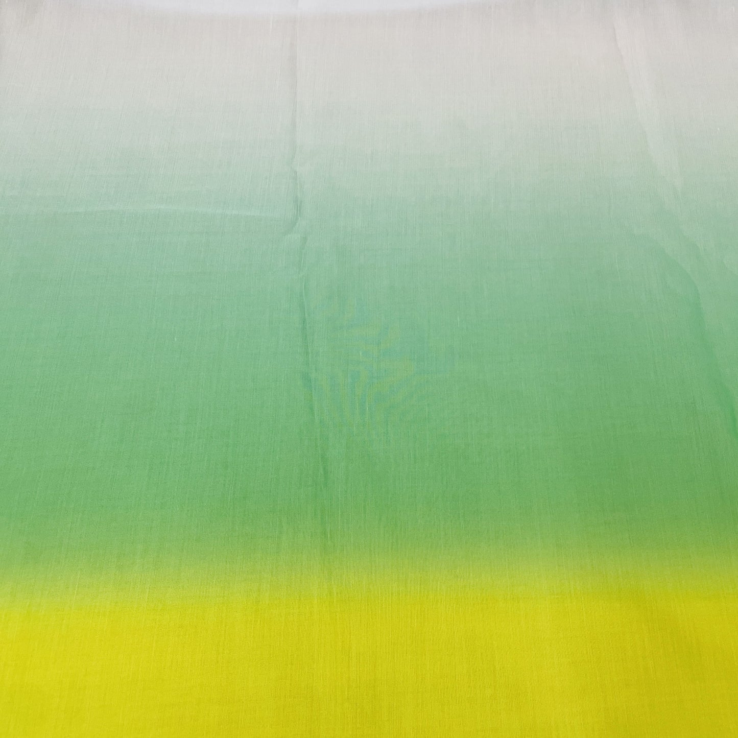 Classic Yellow Green Grey Ombre Print Modal Satin Fabric