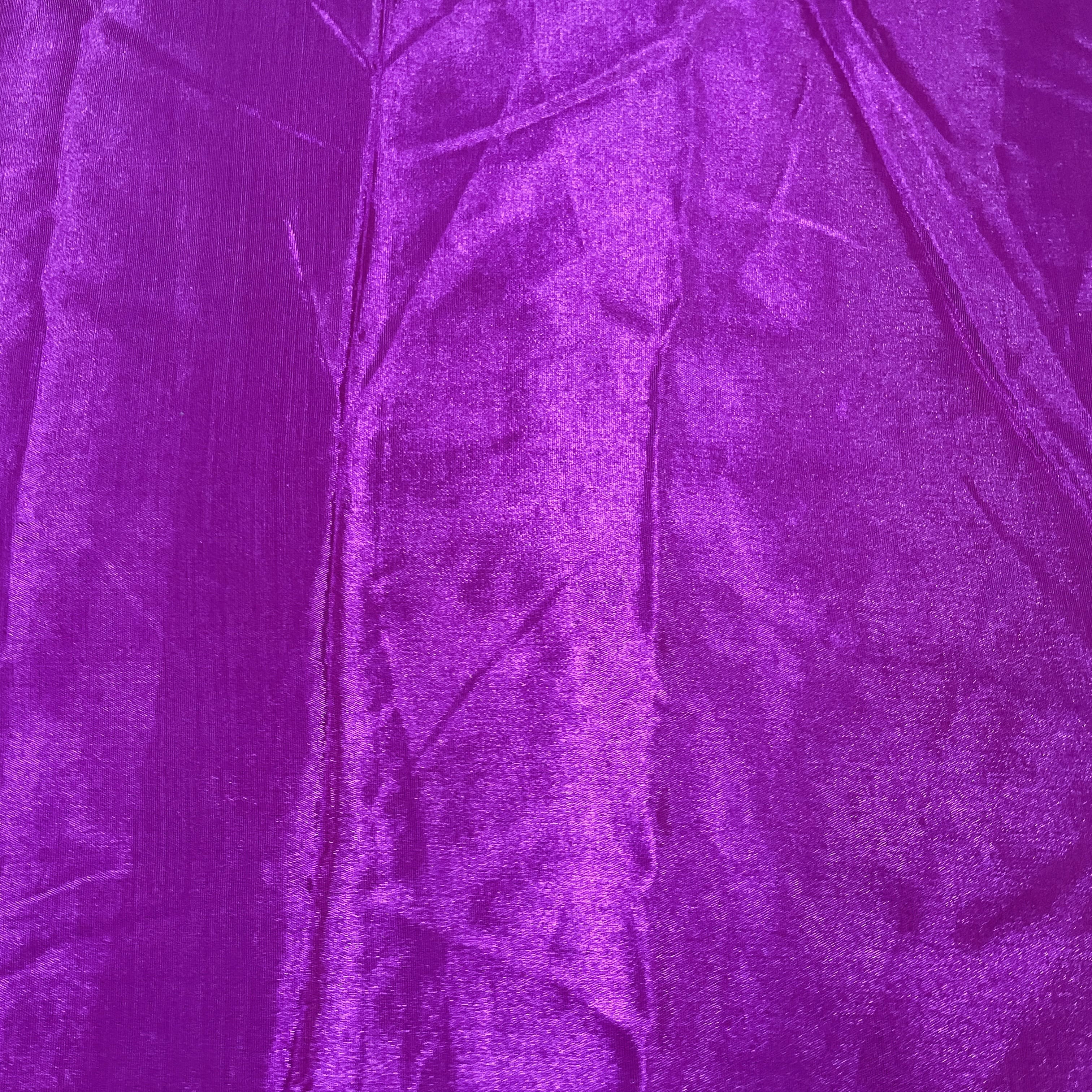 Purple Solid Shantoon Fabric