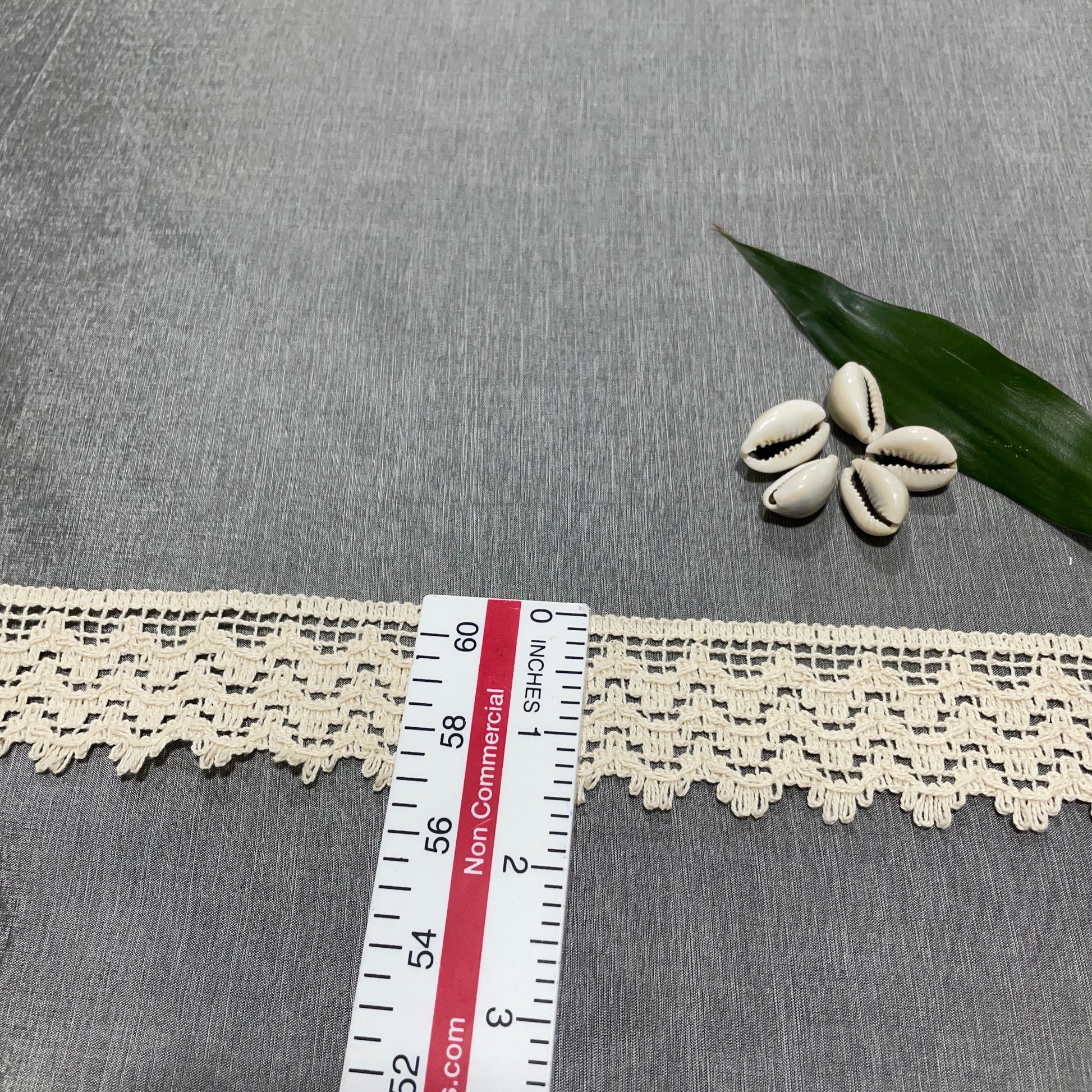Off Cream Dyeable Cotton Lace PC-9222 - TradeUNO