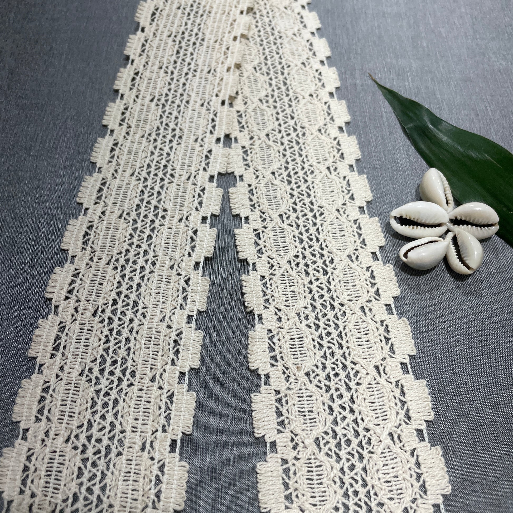 Off Cream Dyeable Cotton Lace PC-9223 - TradeUNO
