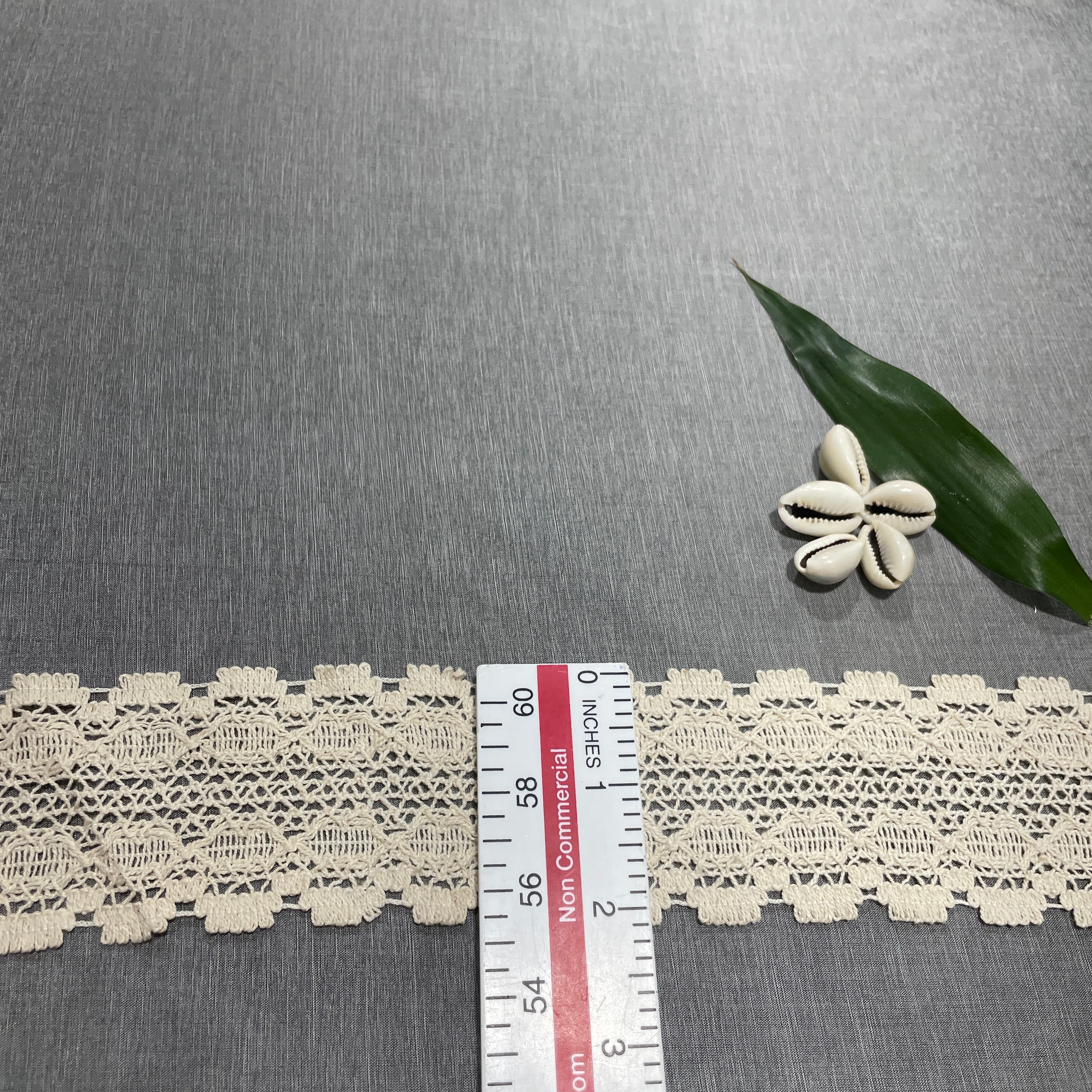 Off Cream Dyeable Cotton Lace PC-9223 - TradeUNO