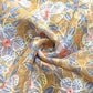 Classic Orange Professional Print Thread Embroidery Organza Fabric