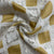 Exclusive Crepe Croshet Mustard Yellow Sequins Floral Embroidery Fabric