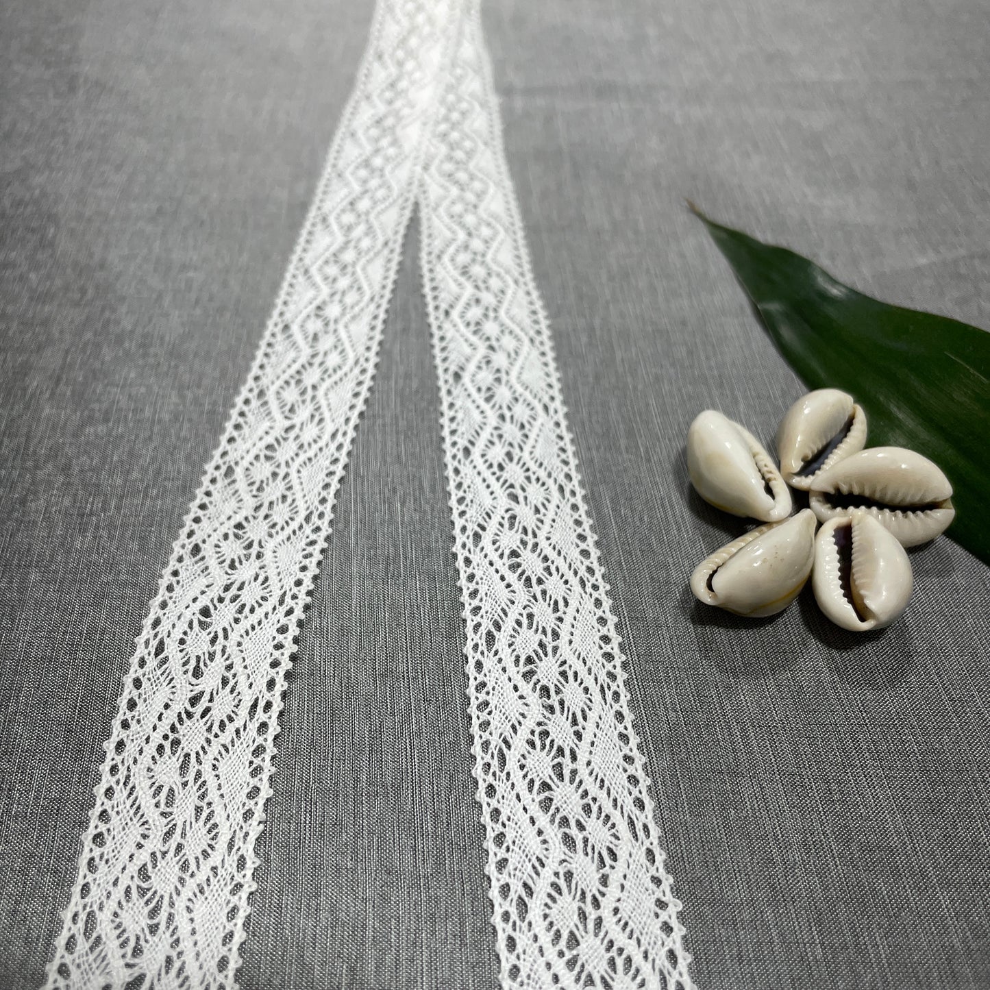 White Dyeable Cotton Lace - TradeUNO