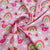 Pink Kids Print Cotton Fabric