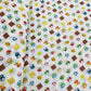 White Kids Print Cotton Fabric