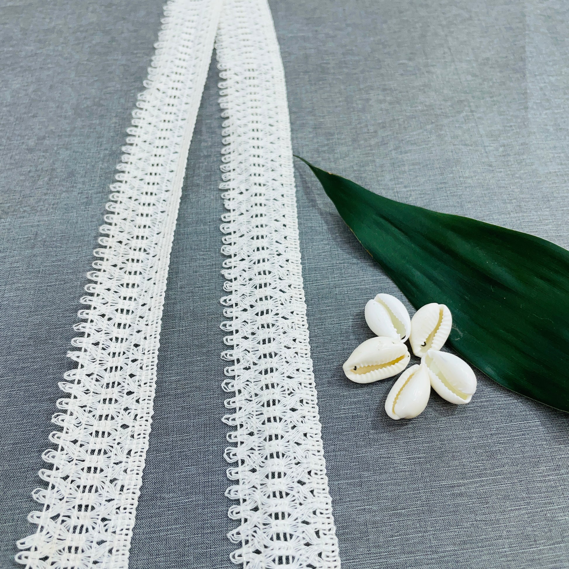 Off Cream Dyeable Cotton Lace - TradeUNO