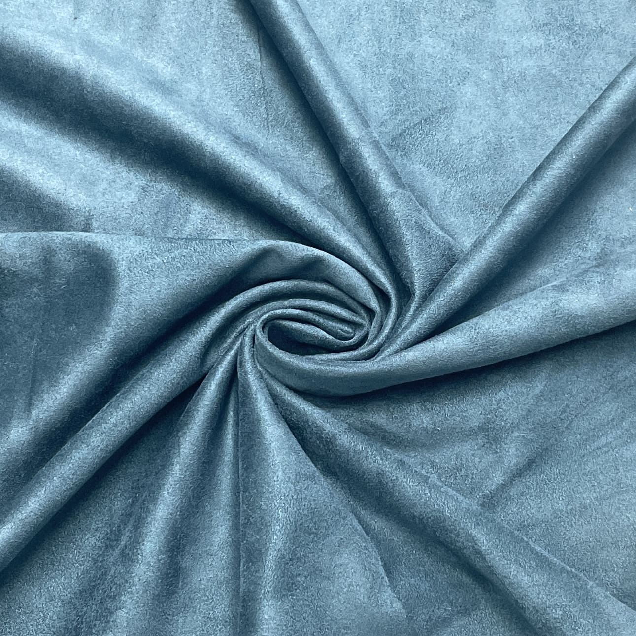 Premium Teal Green Solid Suede Lycra Fabric