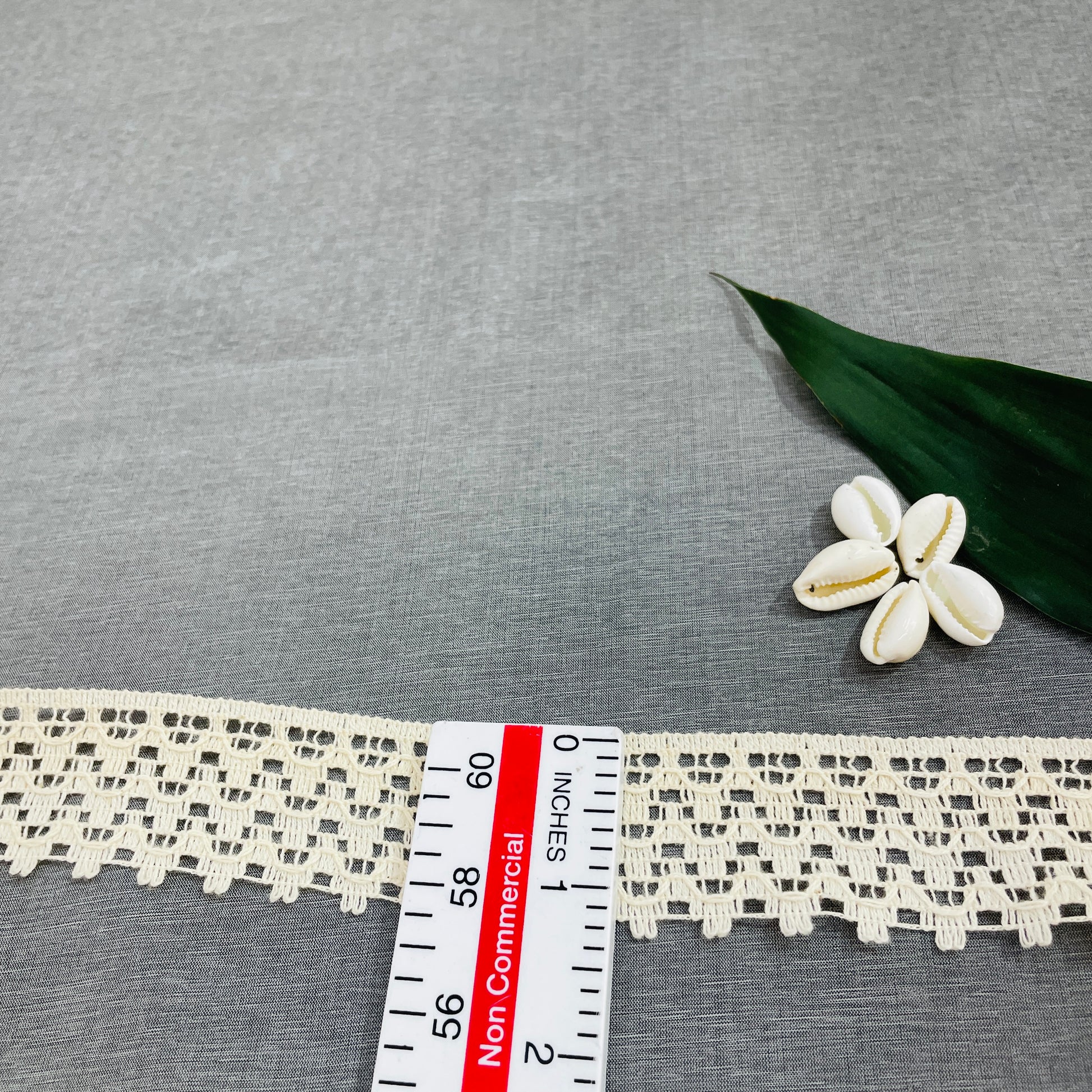 Off Cream Dyeable Cotton Lace PC-9237 - TradeUNO