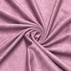 Premium Dull Pink Solid Suede Lycra Fabric