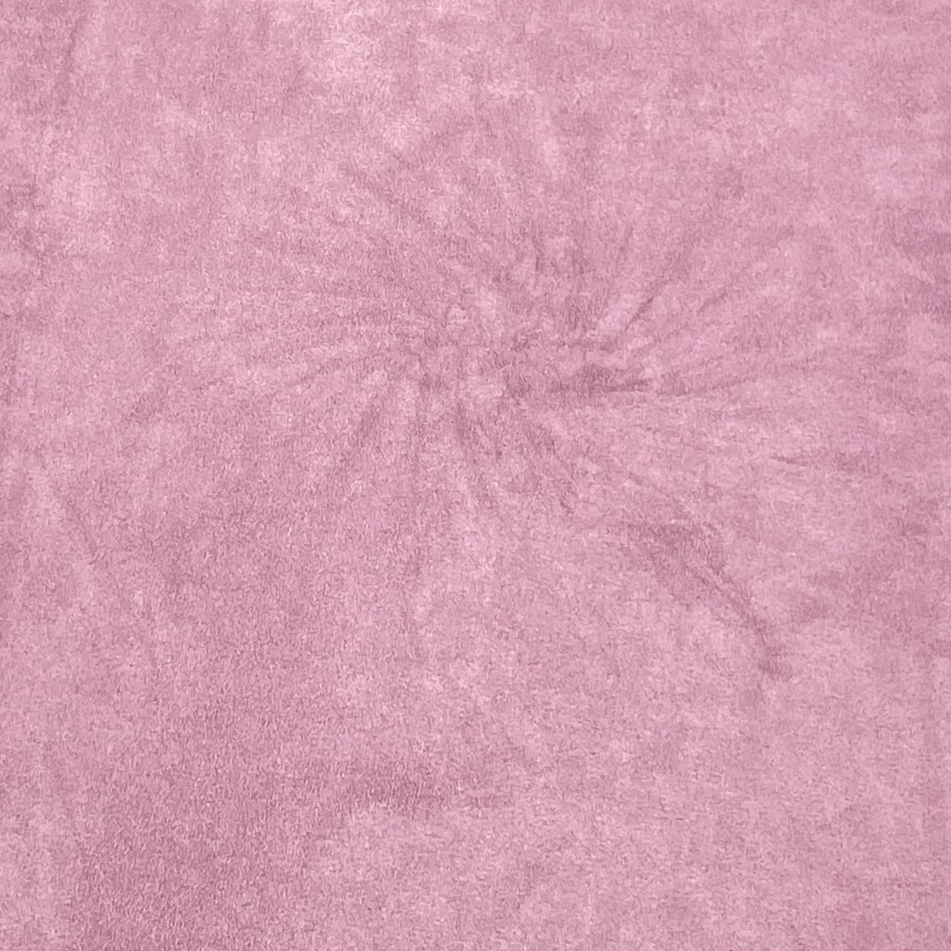 Premium Dull Pink Solid Suede Lycra Fabric