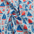 Blue Kids Print Cotton Fabric