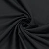 Black Solid Cotton Satin Fabric