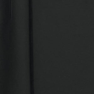 Black Solid Cotton Satin Fabric