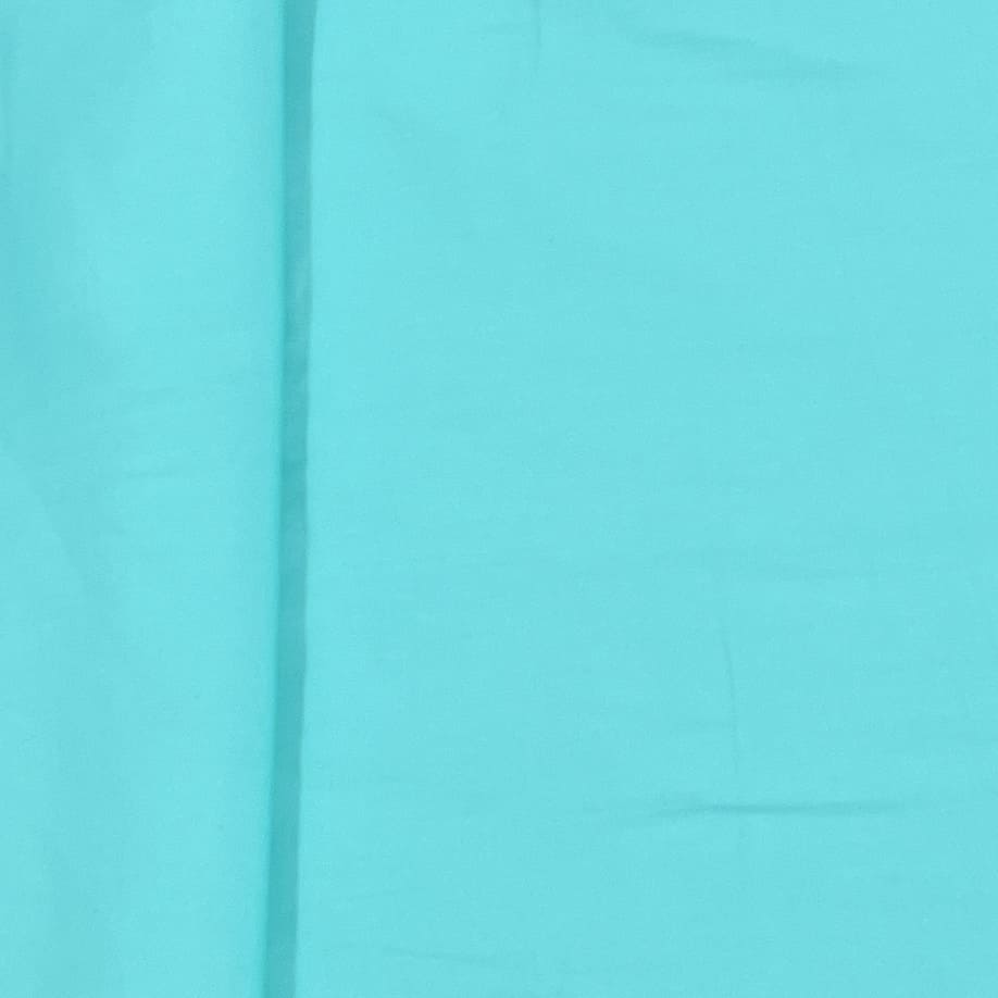 Classic Light Sky Blue Solid Cotton Satin