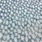 Premium Sky Blue Sequence Embroidery Lycra Net Fabric