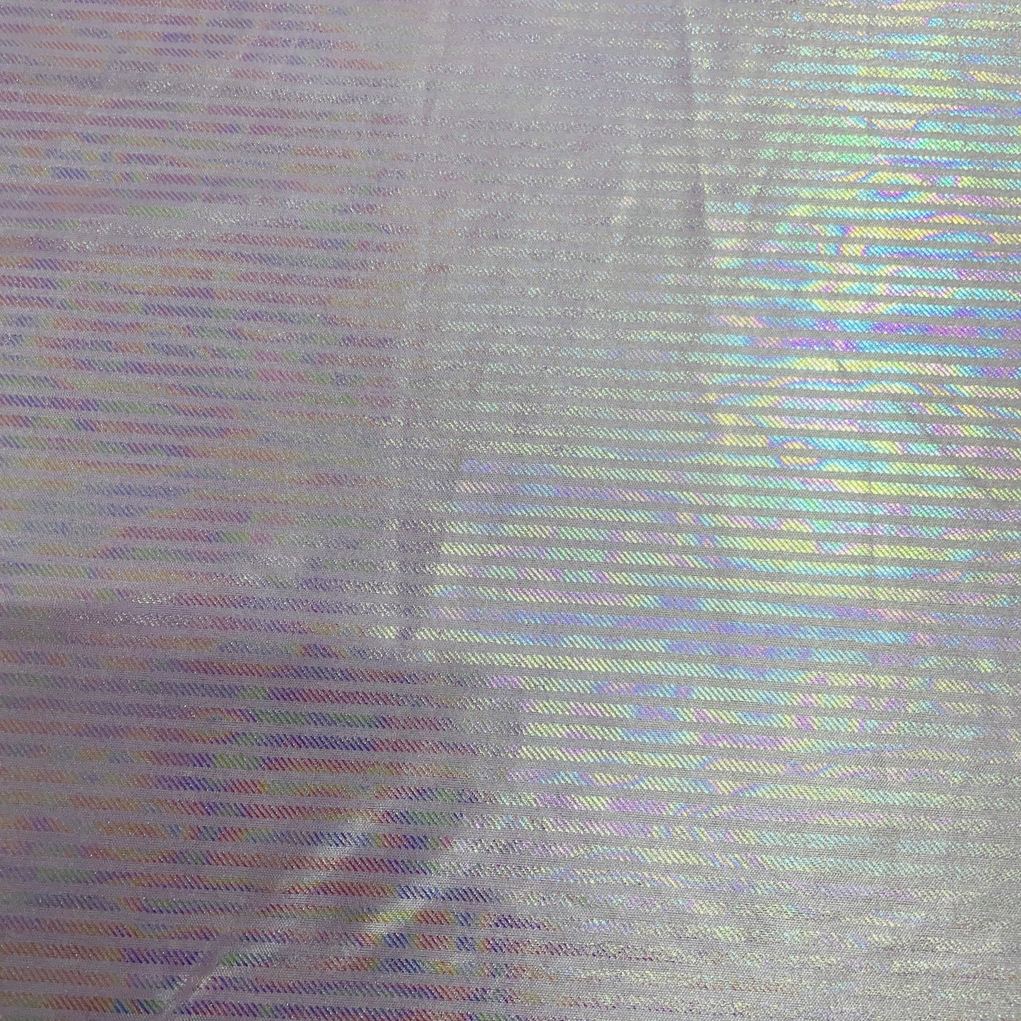 Purple Stripes 3D Rainbow With Lurex Knit Lycra Fabric - TradeUNO