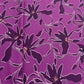 Purple Floral Print Crepe Fabric