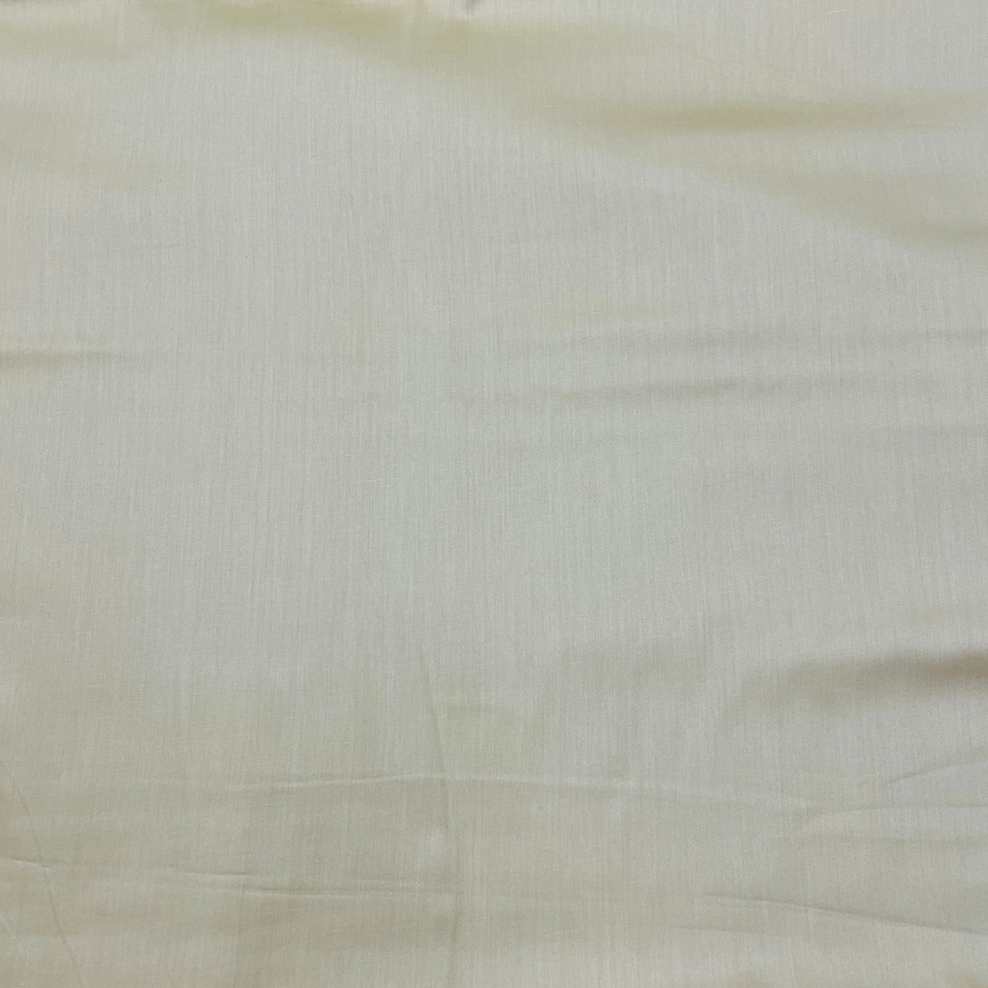 Latte Cream Solid Cotton Satin Fabric - TradeUNO