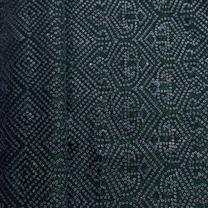 Premium Green Sequence Embroidery Velvet Fabric