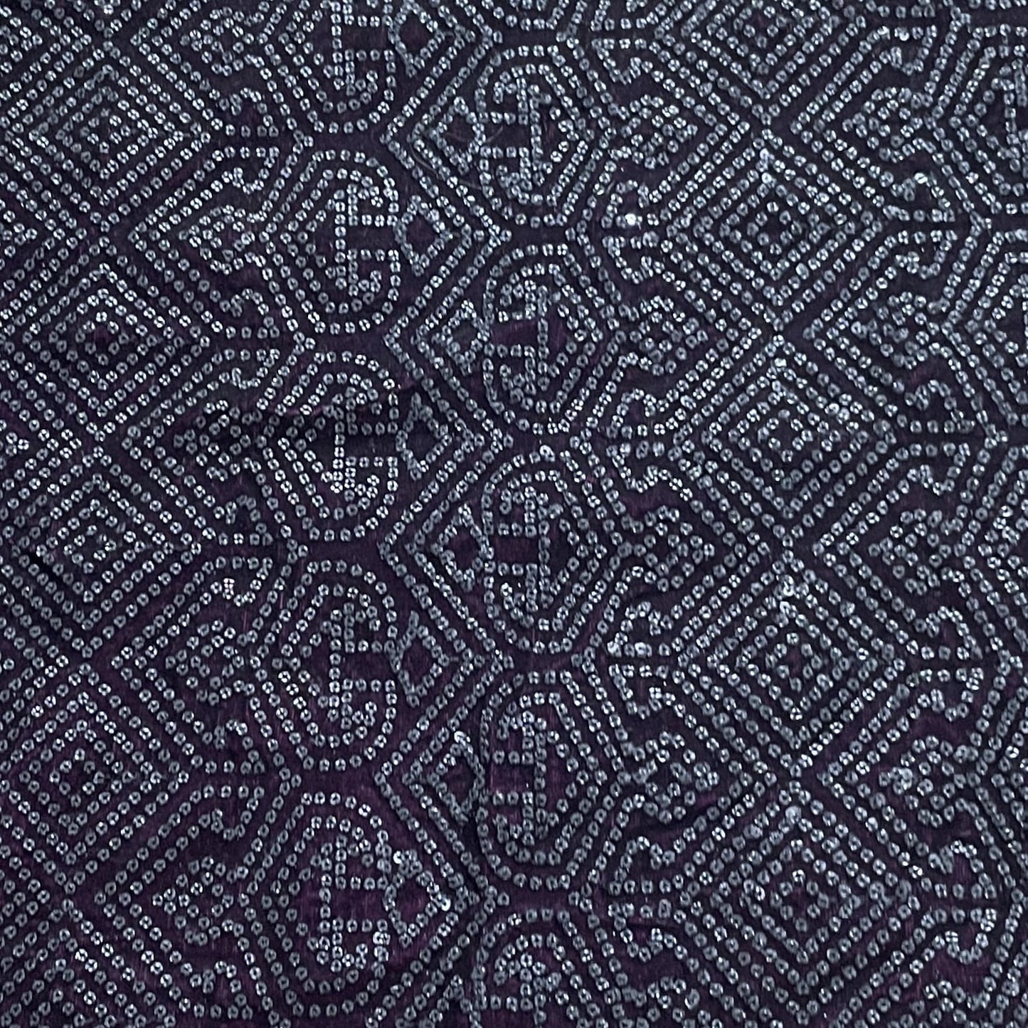 Premium Maroon Sequence Embroidery Velvet Fabric