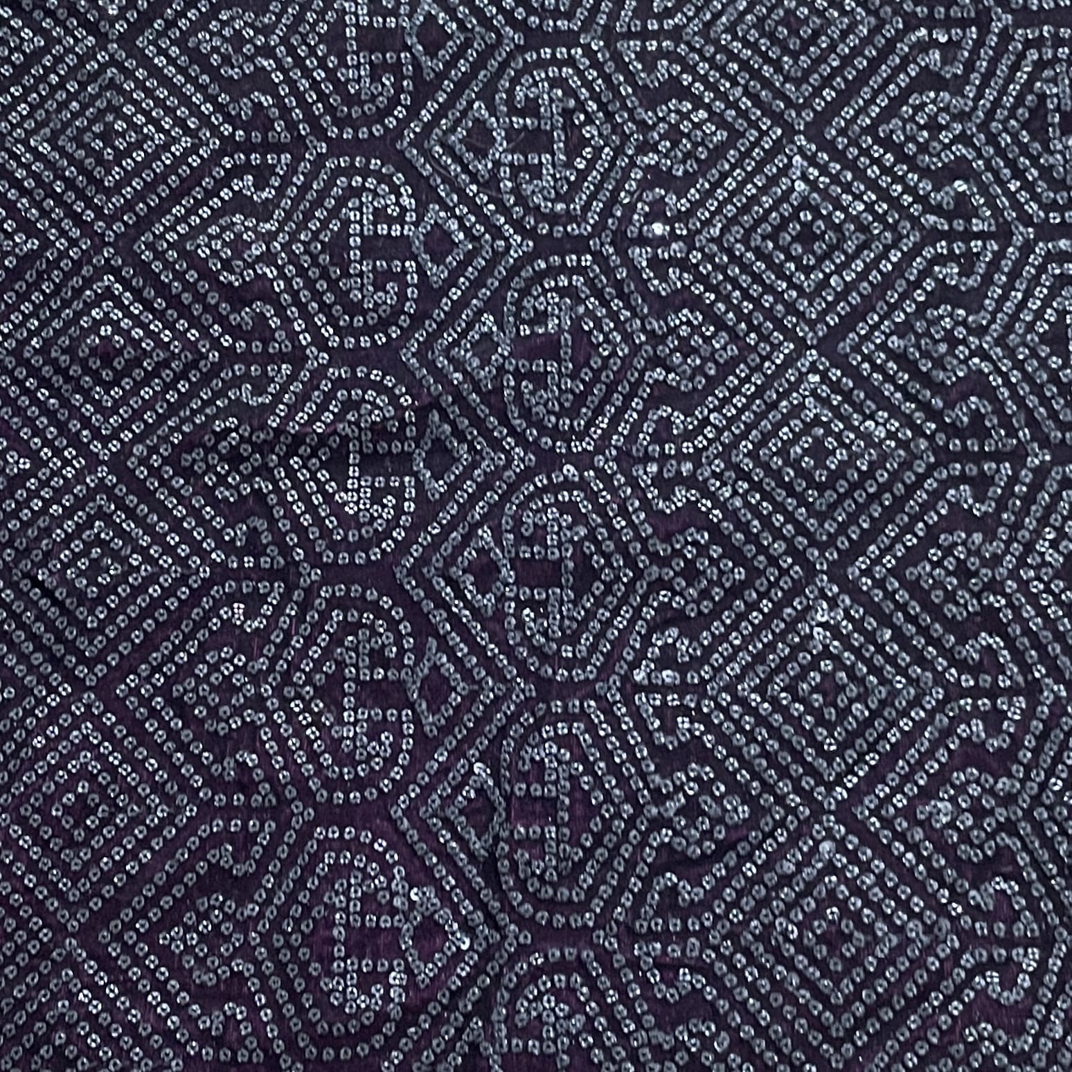 Premium Maroon Sequence Embroidery Velvet Fabric