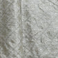 Premium Off White Floral Foil Print Silk Fabric