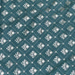 Premium Teal Green Buti Floral Foil Print Silk Fabric