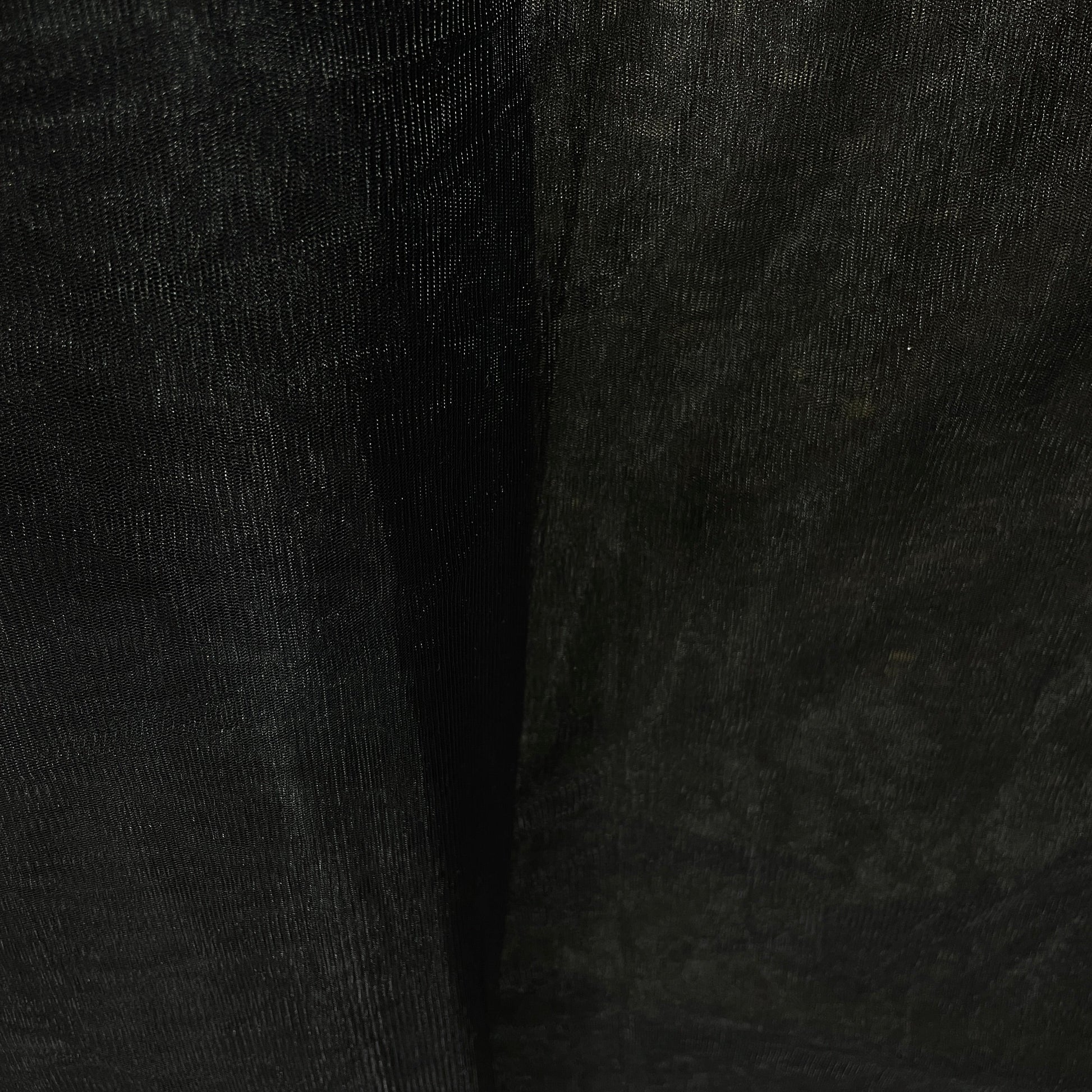 Black Solid Net Fabric - TradeUNO