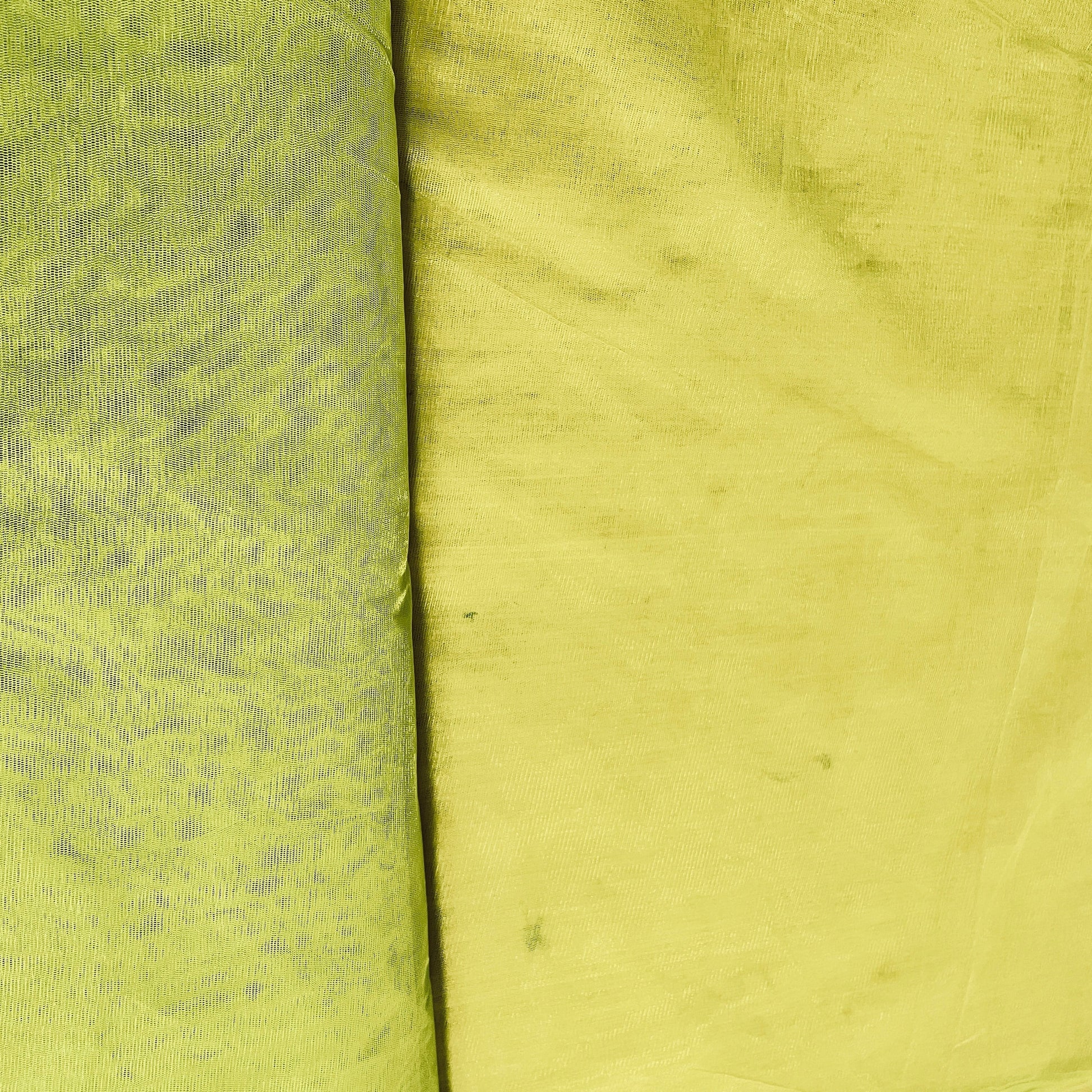 Olive Green Solid Net Fabric - TradeUNO